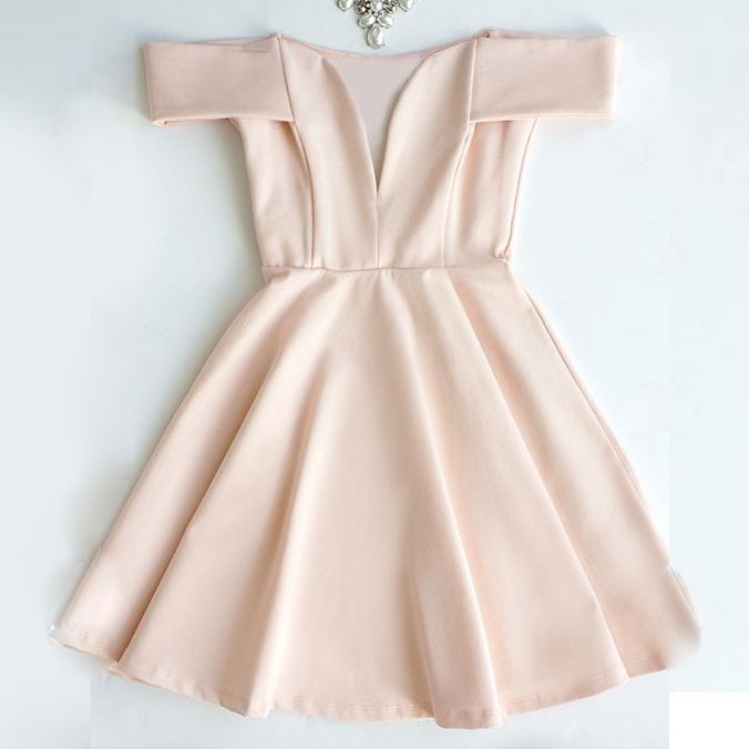 pearl pink homecoming dresses