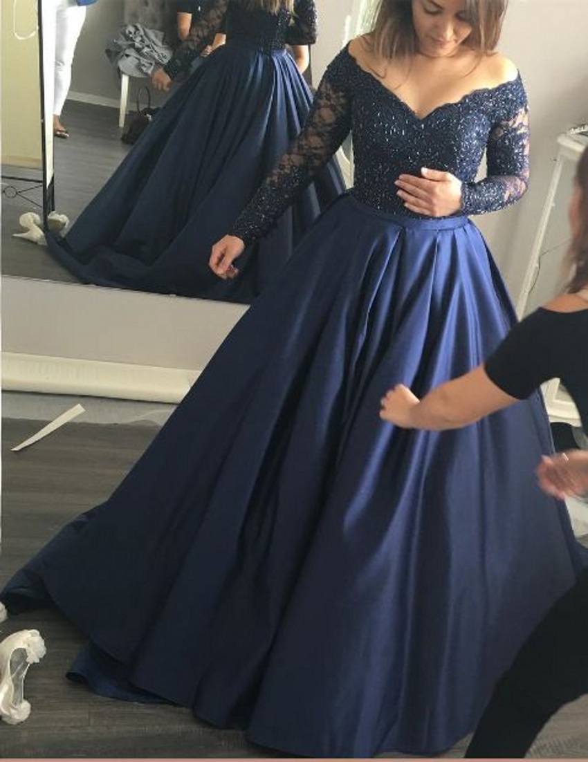 Navy Ball Dresses
